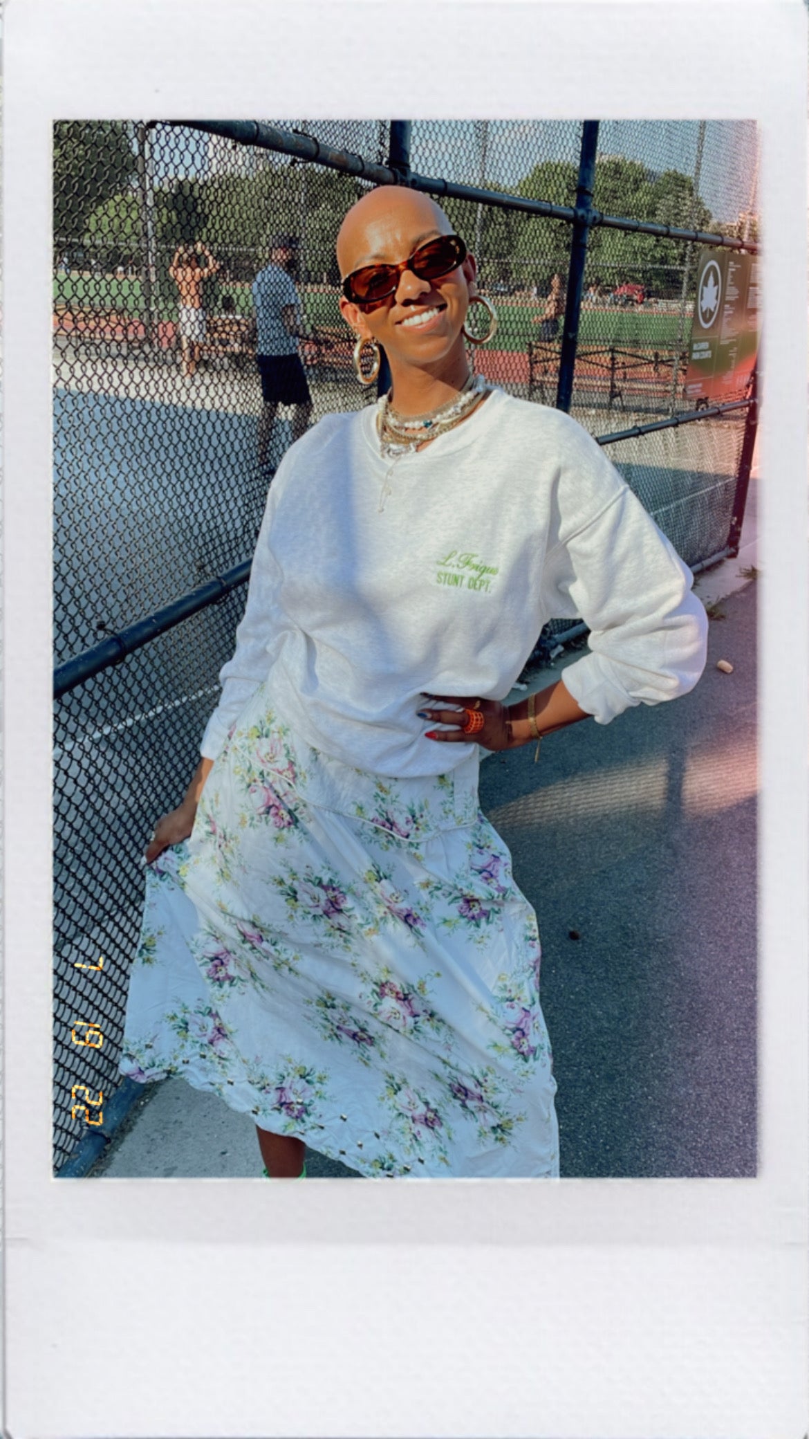 Ganni x Le Frique Punk Rock Floral: Skirt