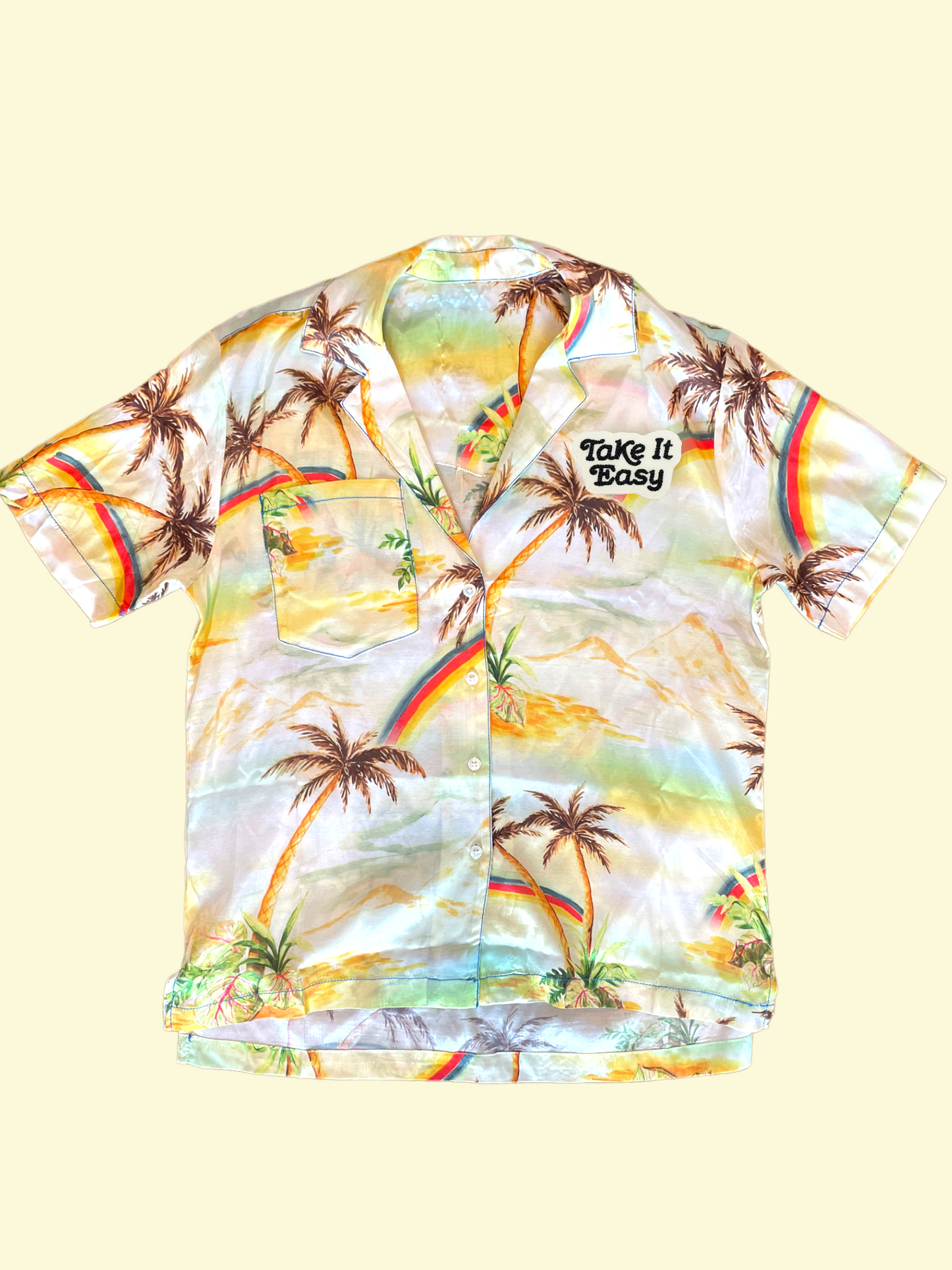 Tropical Winter Button Down
