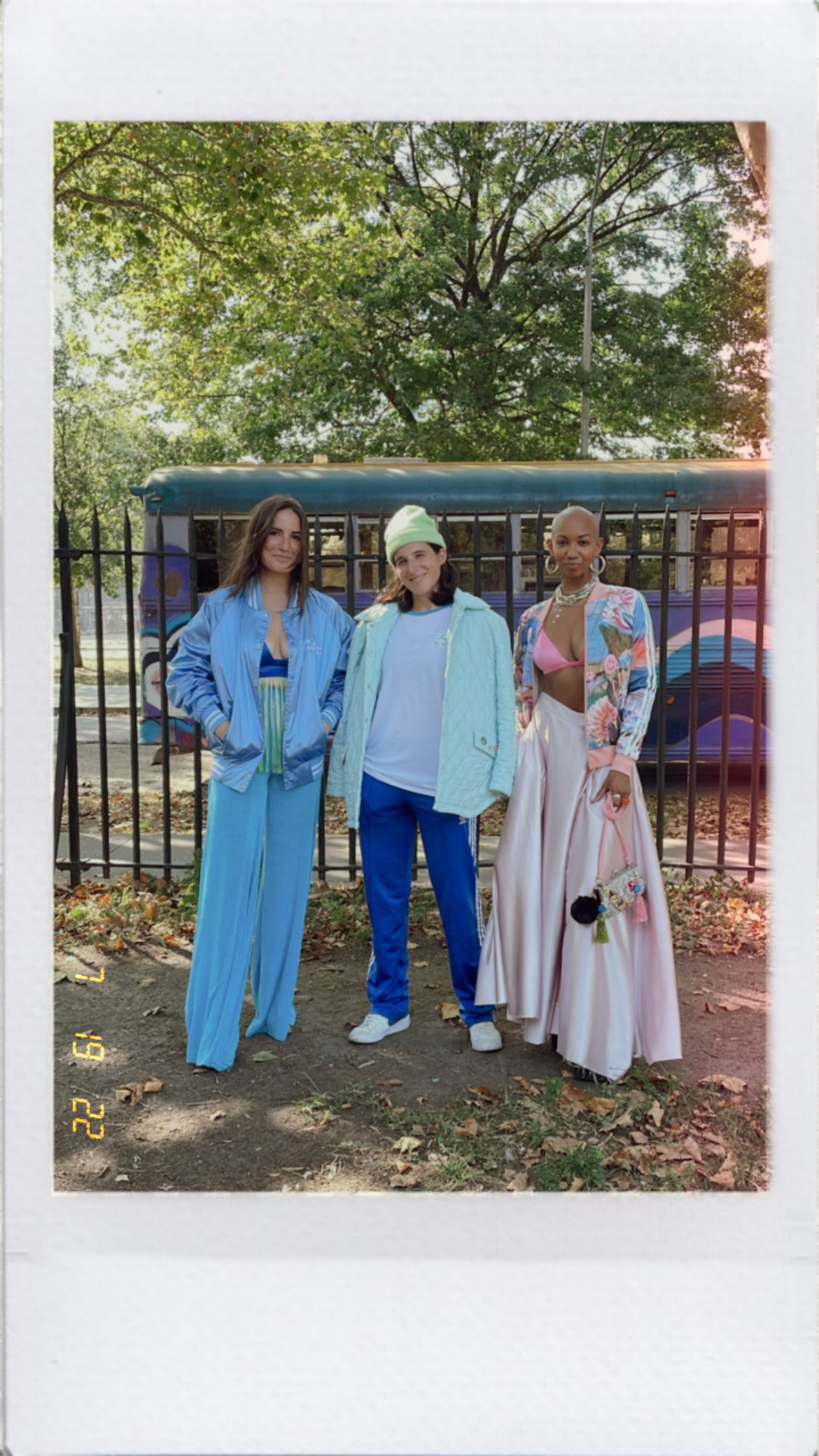 Blue Quilted LA Jacket