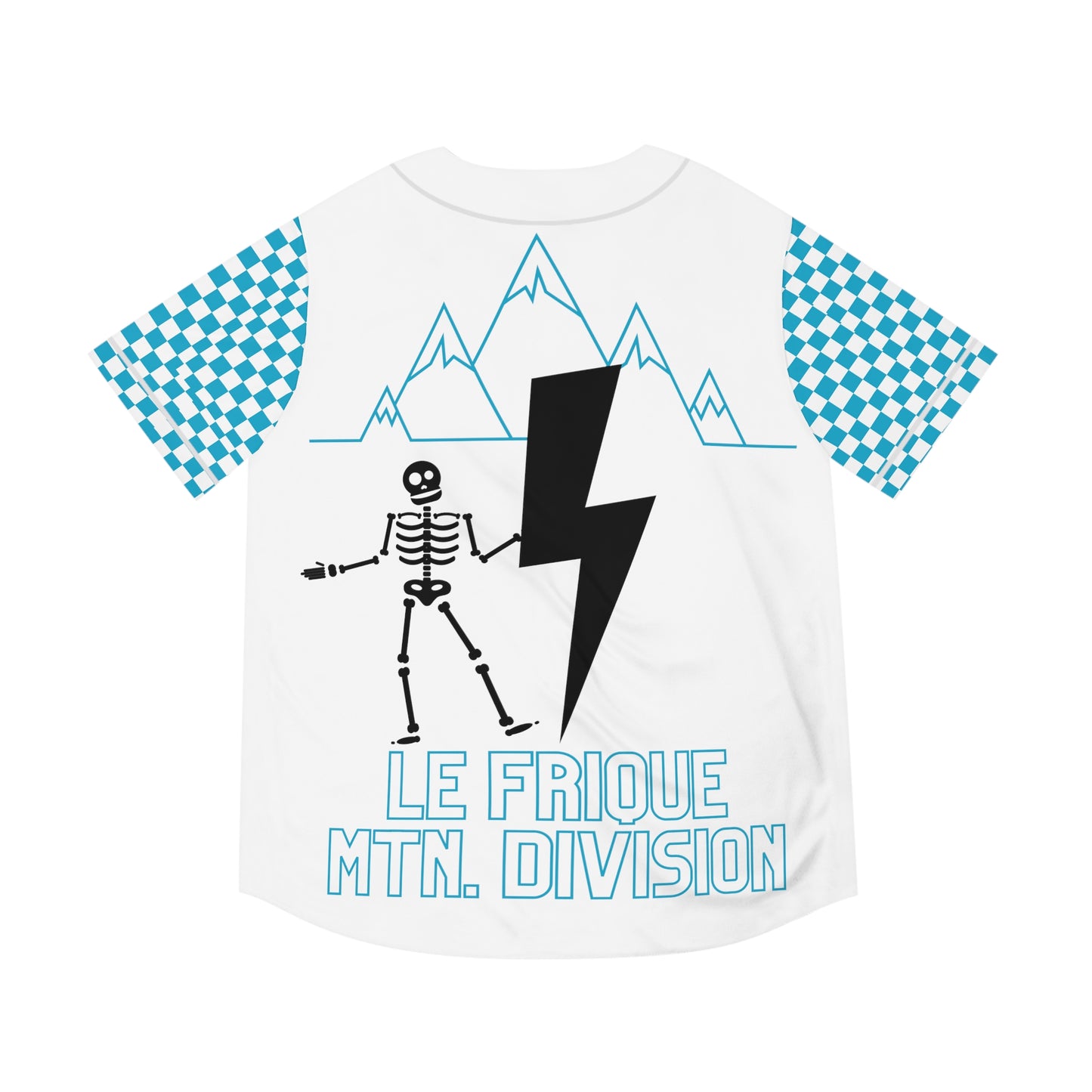 Mtn. Division Skeleton riding Lighting Baseball Jersey