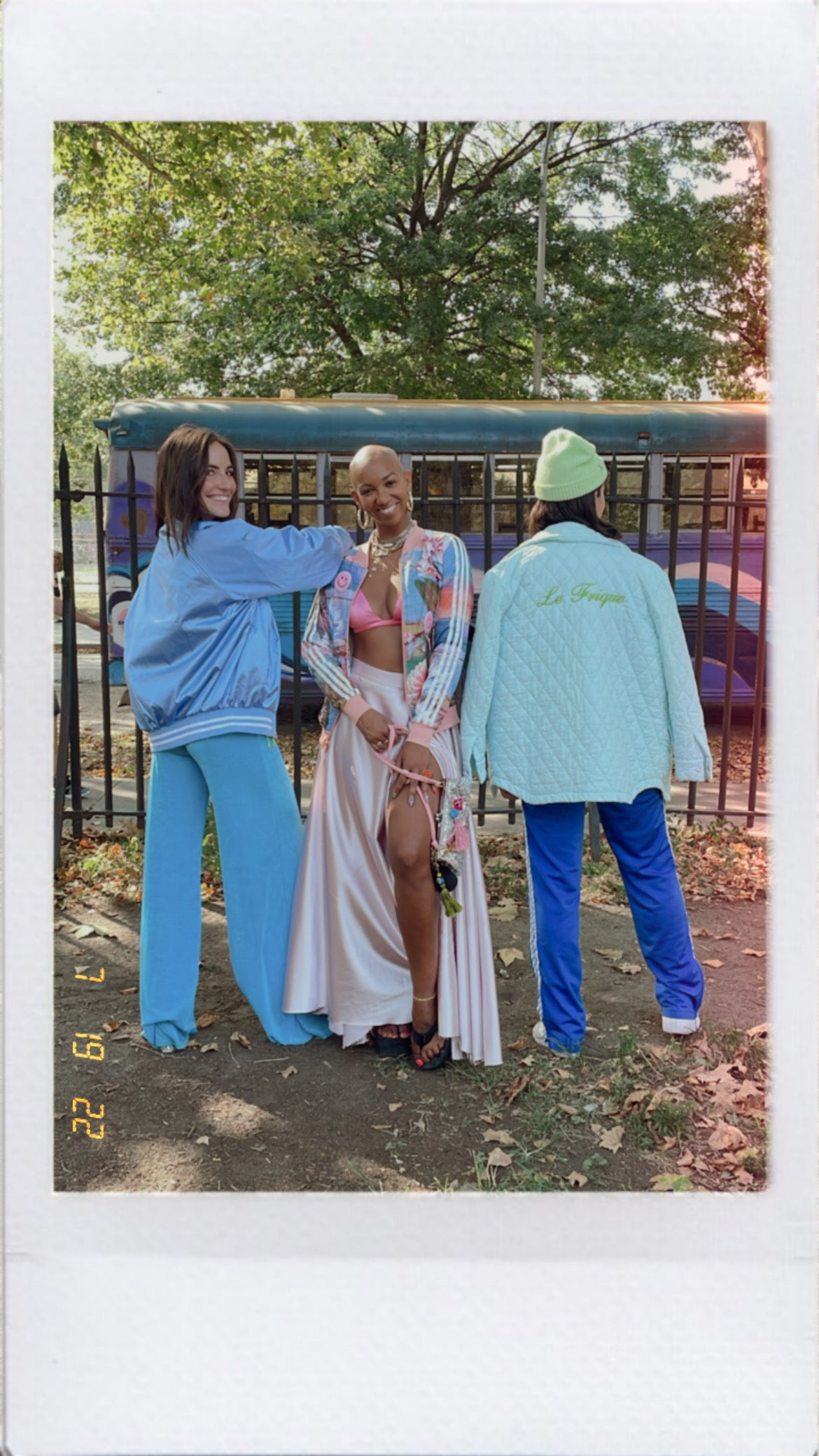 Blue Quilted LA Jacket