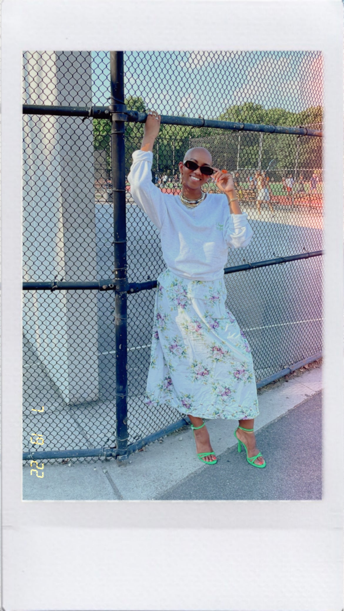 Ganni x Le Frique Punk Rock Floral: Skirt