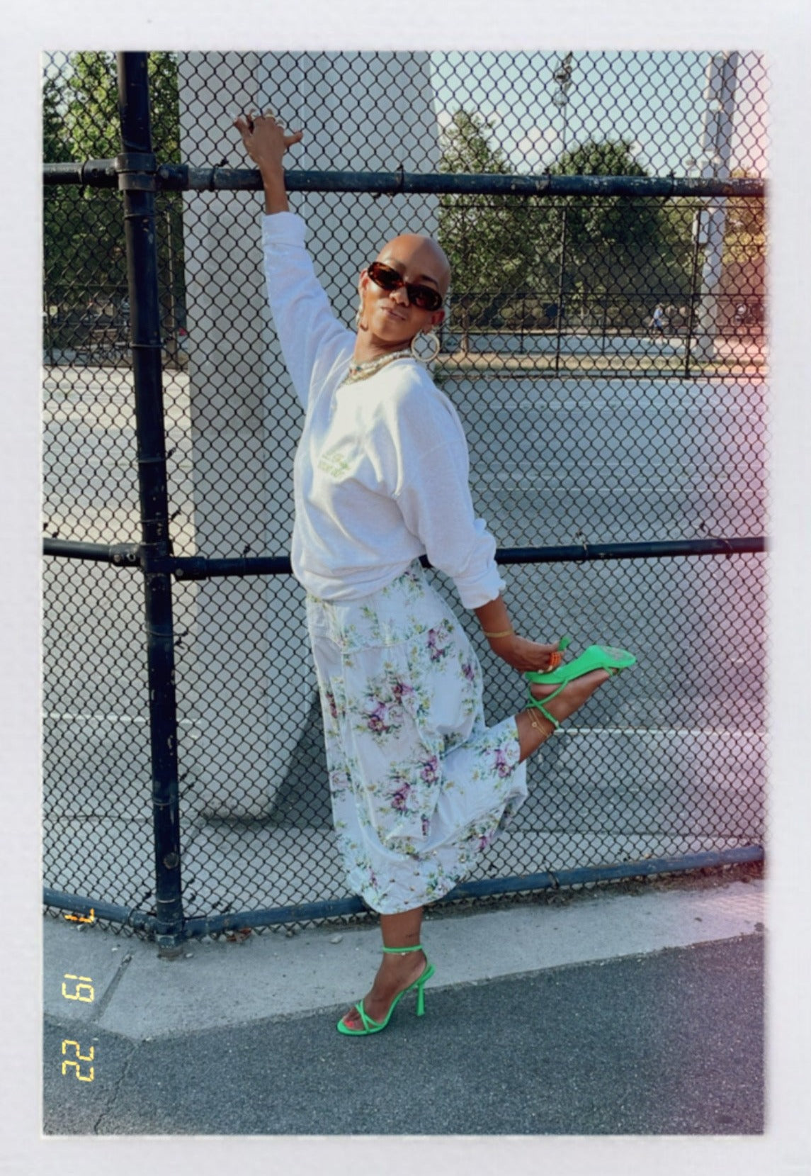 Ganni x Le Frique Punk Rock Floral: Skirt