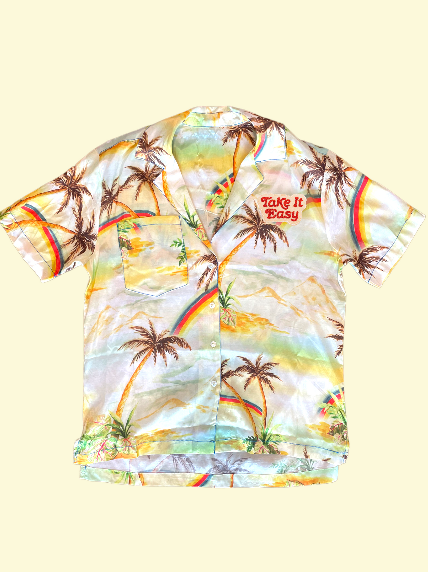 Tropical Winter Button Down