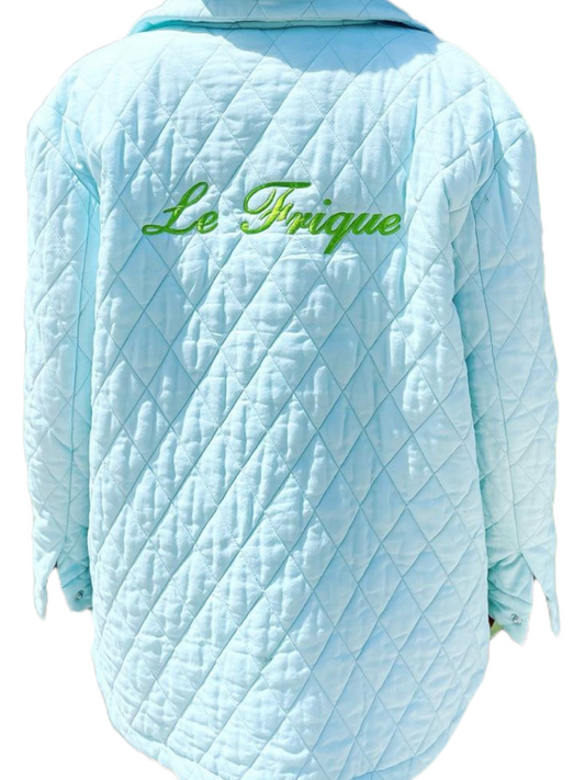 Blue Quilted LA Jacket
