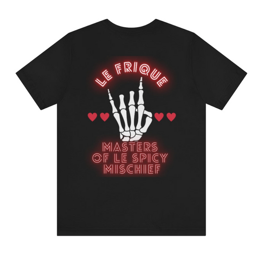 Masters of Le Spicy Mischief super soft t shirt: Midnight Edition