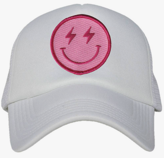 Zippy Lightning Trucker Hat in BRIGHT Snow